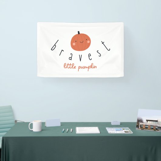 bravest little pumpkin Banner Indoor Large Sign 横断幕 (トレードショー)