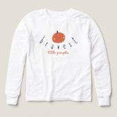 bravest little pumpkin Girls Long Sleeve T-Shirt  (デザイン正面)