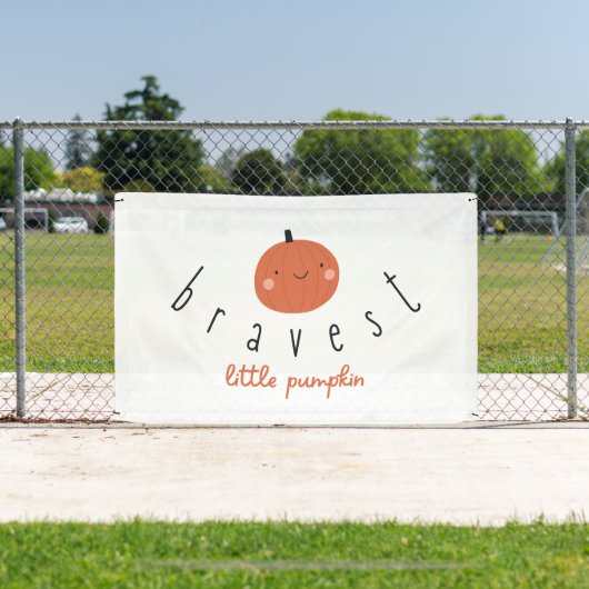 bravest little pumpkin Outdoor Banner Sign  横断幕 (インサイチュ)