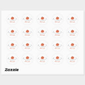 bravest little pumpkin Stickers childhood cancer  ラウンドシール (シート)