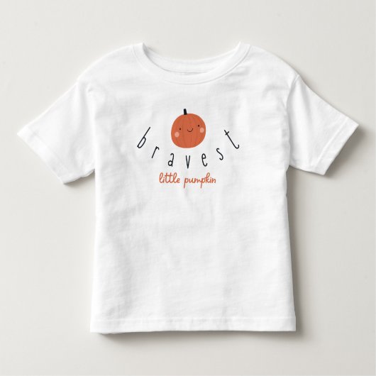 bravest little pumpkin Toddler T-Shirt  トドラーTシャツ (正面)