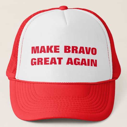 Bravoを素晴らしく再度させて下さい! キャップ (正面)