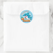 Bravoステッカー、Shark Stickers ラウンドシール (バッグ)