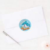 Bravoステッカー、Shark Stickers ラウンドシール (封筒)