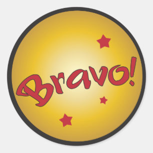 BRAVO認識および感謝 ラウンドシール