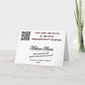 Bravo Bull誕生日の個人用設定 カード (裏面)