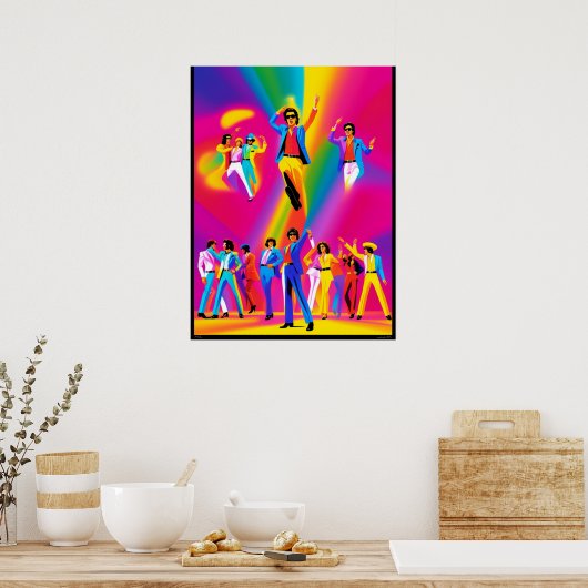 Bravo Dance Poster (pop art) ポスター (キッチン)