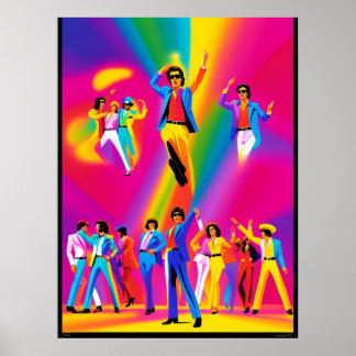 Bravo Dance Poster (pop art) ポスター