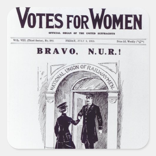 Bravo, N.U.R!, '投票の表紙 スクエアシール (正面)