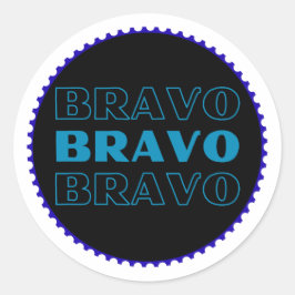 Bravo Sticker – Motivation Reward Sticker for Stud ラウンドシール