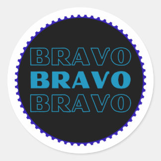 Bravo Sticker – Motivation Reward Sticker for Stud ラウンドシール