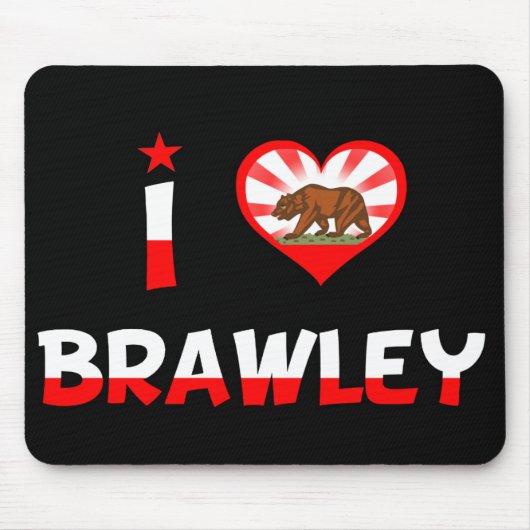 Brawley、カリフォルニア マウスパッド (正面)