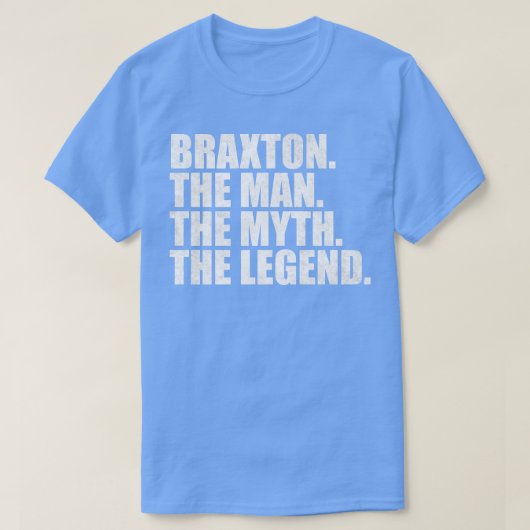 BraxtonBraxton名Braxton与え名前 Tシャツ (デザイン正面)