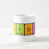 Braydonの定期的なテーブル名mug コーヒーマグカップ (中央)