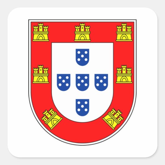 Brazão Portugal スクエアシール (正面)