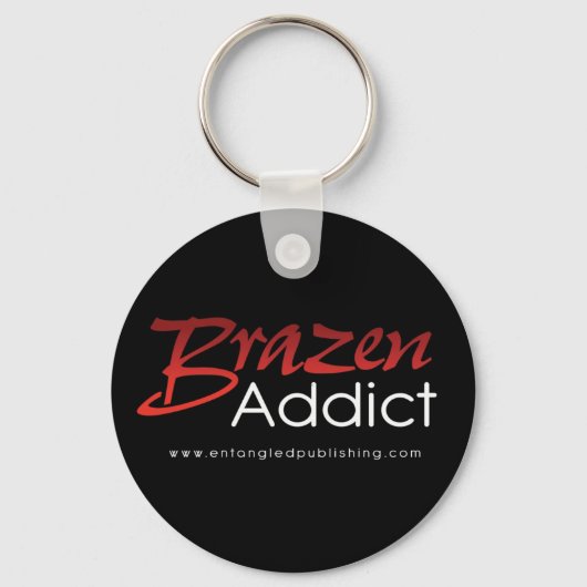 Brazen Addict – キーチェーン – ブラック (正面)
