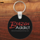 Brazen Addict – キーチェーン – ブラック (正面)
