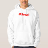 「#Brazil」かわいいデザイン。買今 パーカ (正面)