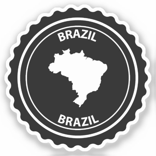 Brazil シール (正面)