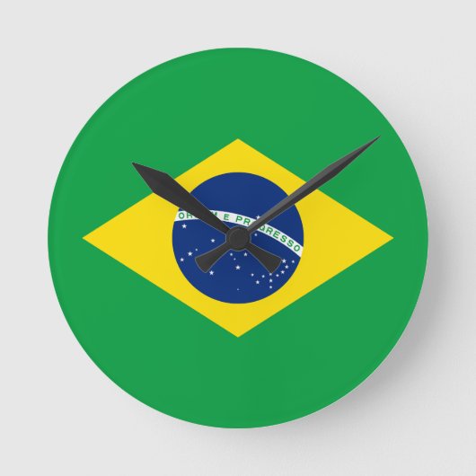 Brazil ラウンド壁時計 (正面)