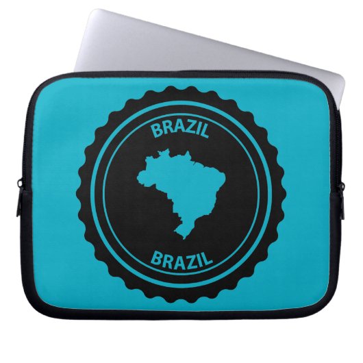 Brazil ラップトップスリーブ (正面)