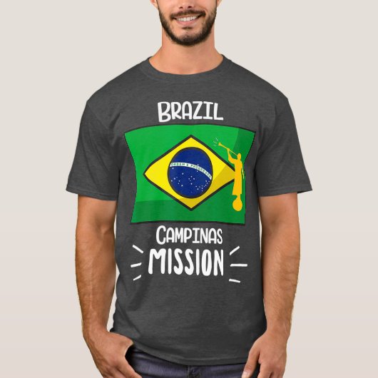 Brazil Canpinas Mormon LDS Mission Missionary Tシャツ (正面)
