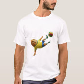 Brazil Coxinha Soccer Mascot T-Shirt - Group C Tシャツ (正面)