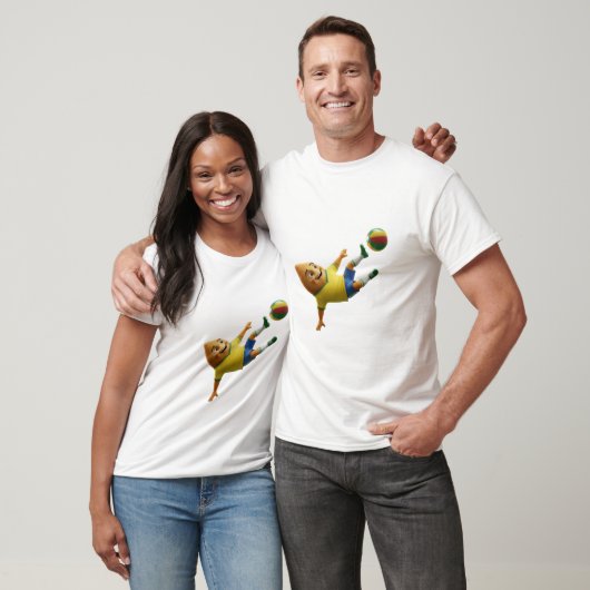 Brazil Coxinha Soccer Mascot T-Shirt - Group C Tシャツ (ユニセックス)