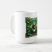 Brazil Eternal Jaguar Ascent, Brazilian Gift コーヒーマグカップ (正面左)