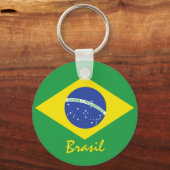 Brazil Flag キーホルダー (正面)