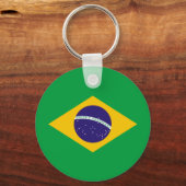 Brazil Flag キーホルダー (正面)