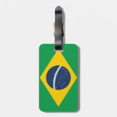 Brazil Flag ラゲッジタグ (裏面縦)