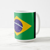 Brazil Flag Coffee Mug コーヒーマグカップ (正面右)