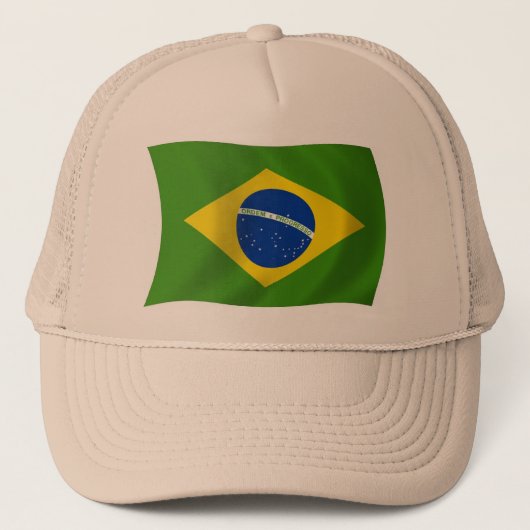 Brazil Flag Hat キャップ (正面)