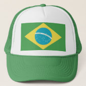 Brazil Flag Hat キャップ (正面)