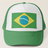 ブラジル国旗を掲げた帽子 キャップ | Zazzle.co.jp