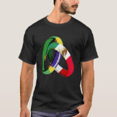 Brazil Flag Mexico Grown Ring Marriage Wedding Tシャツ (正面)