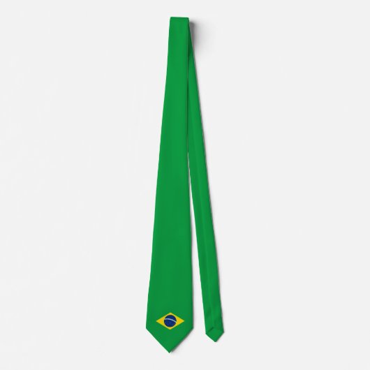 Brazil flag Neck Tie ネクタイ (正面)