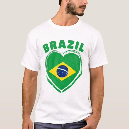 Brazil flag tシャツ (正面)