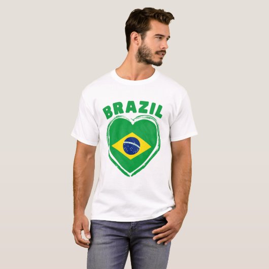 Brazil flag tシャツ (正面フル)