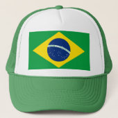 Brazil Flag World Cup 2022 Football Soccer キャップ (正面)