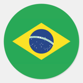 Brazil Flag World Cup 2026 Football Brasil Soccer ラウンドシール