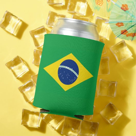 Brazil Flag World Cup 2026 Football Soccer 缶クーラー (インサイチュ 夏)