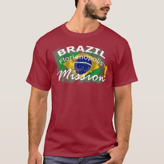 Brazil Florianopolis Mormon LDS Mission Gift Tシャツ (正面)