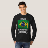 Brazil Florianopolis Mormon LDS Mission Missionary Tシャツ (正面フル)
