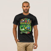 Brazil-GBall01 Tシャツ (正面フル)
