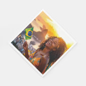 BRAZIL - I LOVE BRAZIL スタンダードランチョンナプキン (角)