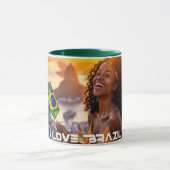 BRAZIL - I LOVE BRAZIL マグカップ (中央)