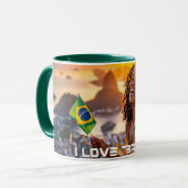 BRAZIL - I LOVE BRAZIL マグカップ (正面左)