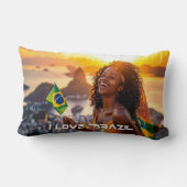 BRAZIL - I LOVE BRAZIL ランバークッション (裏面)